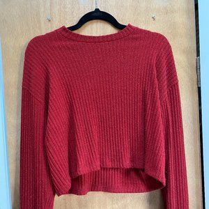 Aritzia Wilfred Free Red Sweater